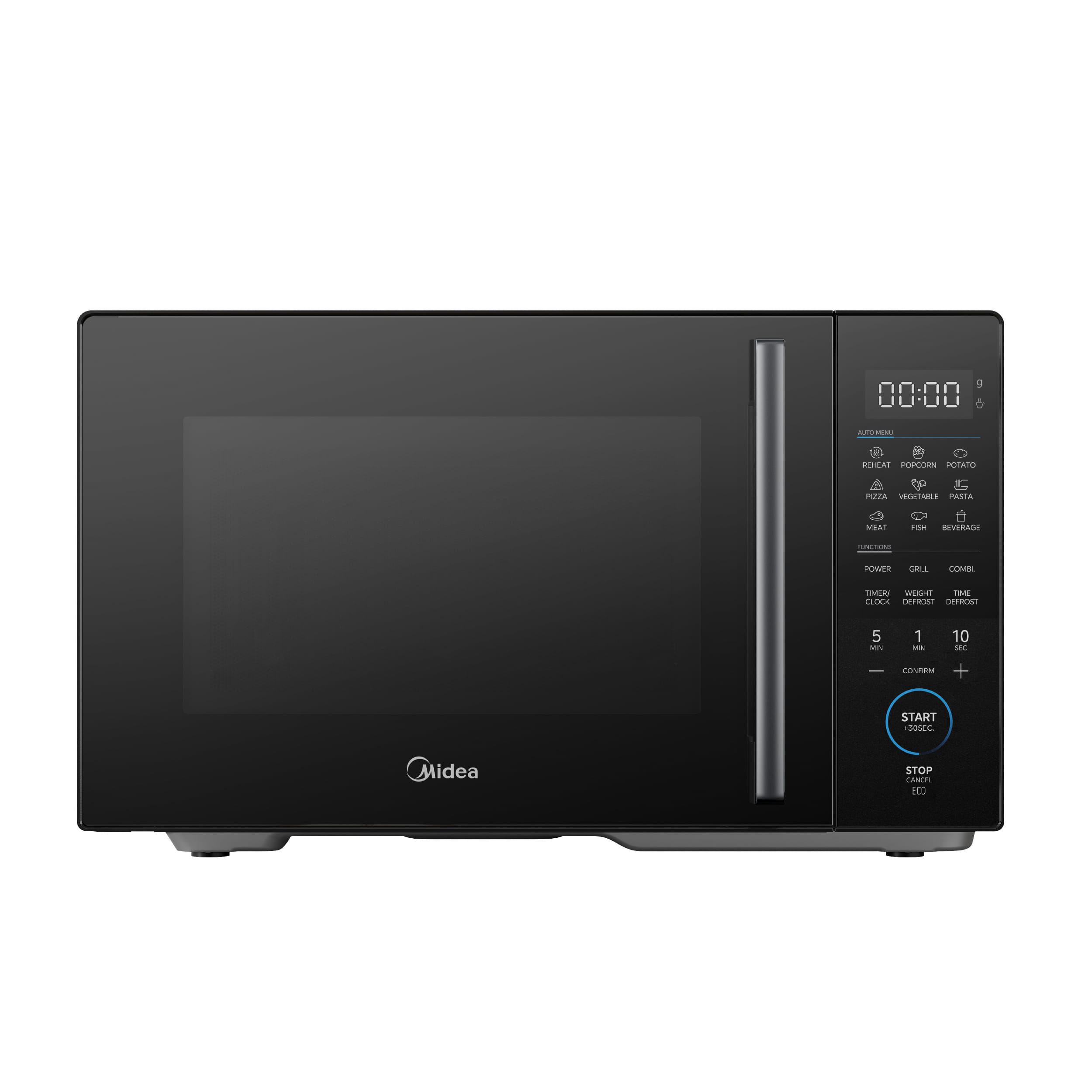 ไมโครเวฟ MIDEA รุ่น MMO25PVV-EMPFBK ความจุ 25 ลิตร สีดำ_0